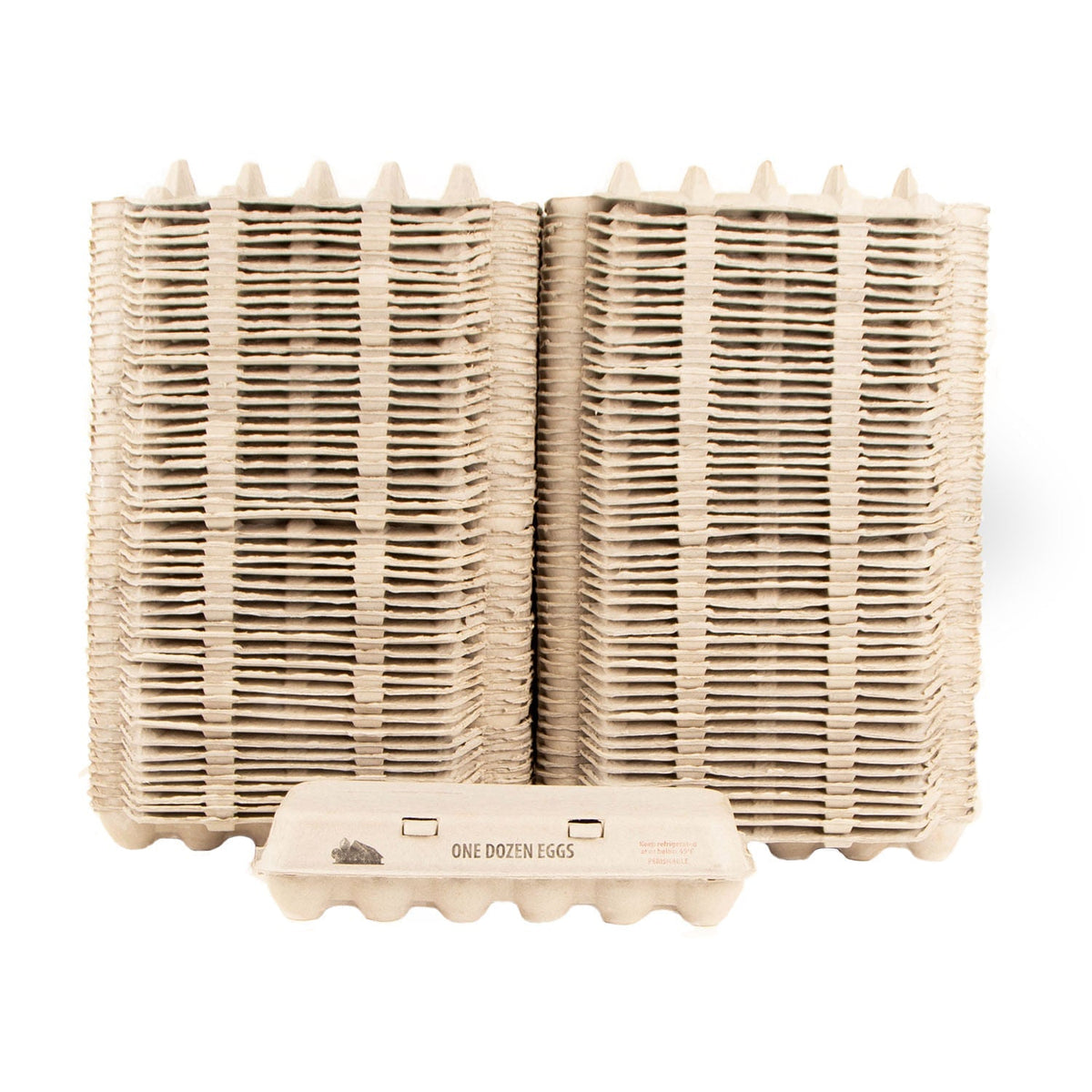 Recyclable Egg Cartons, Bulk Packaging for Farms & Markets, 12 Count Pulp Paper Carton
