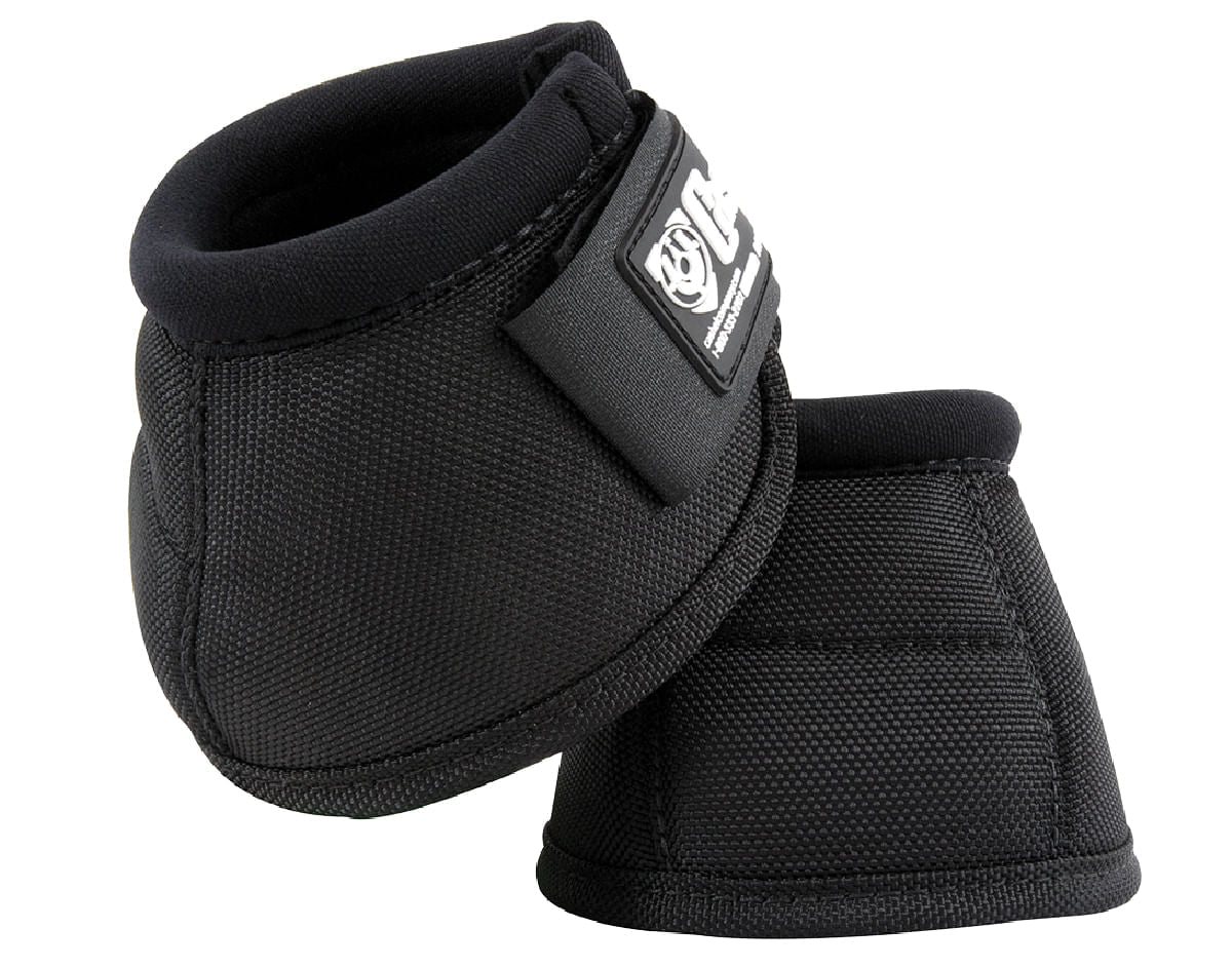 Cashel No-Turn Bell Boots, Black, Pair