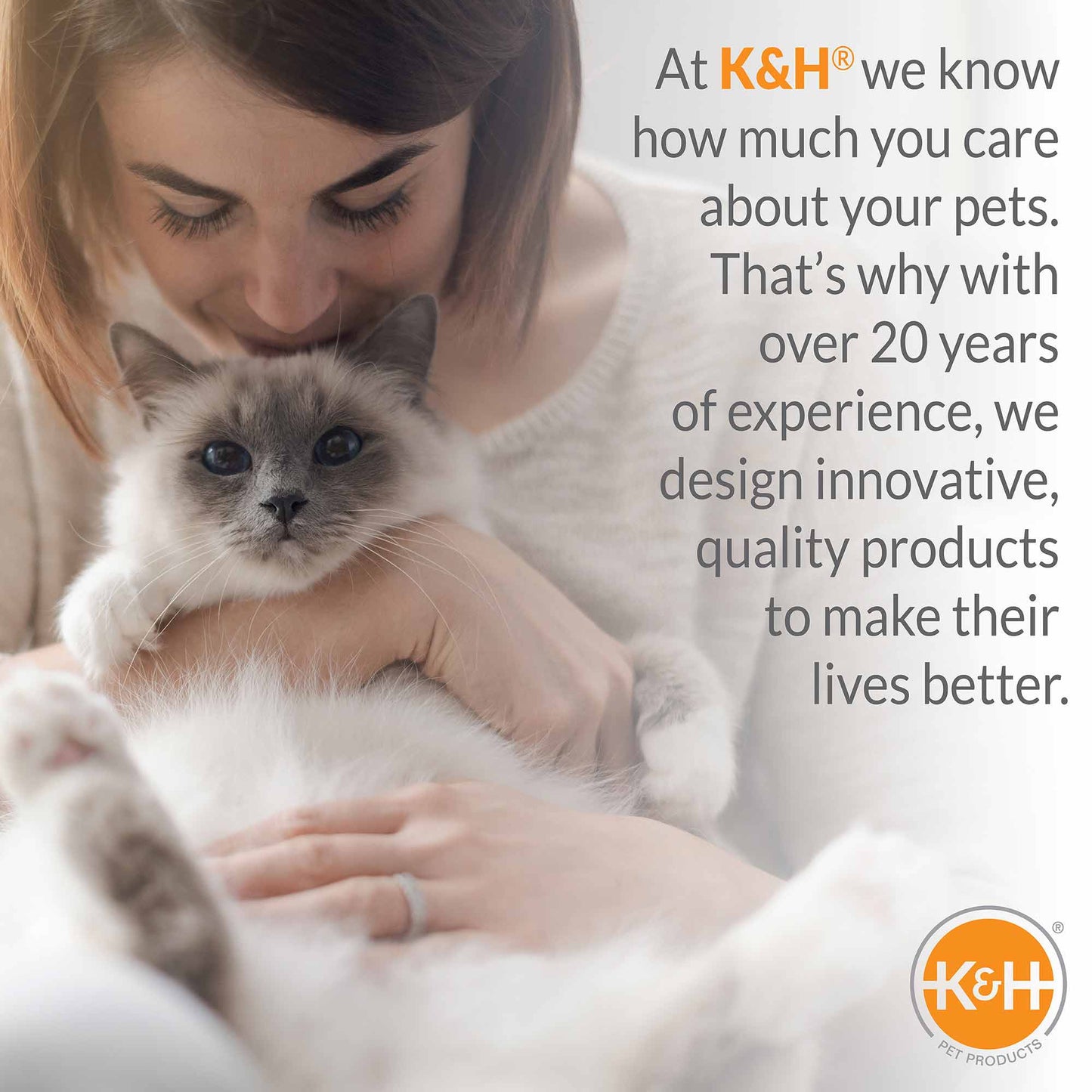 K&H Pet Products Knitted Pet Bed, 17"