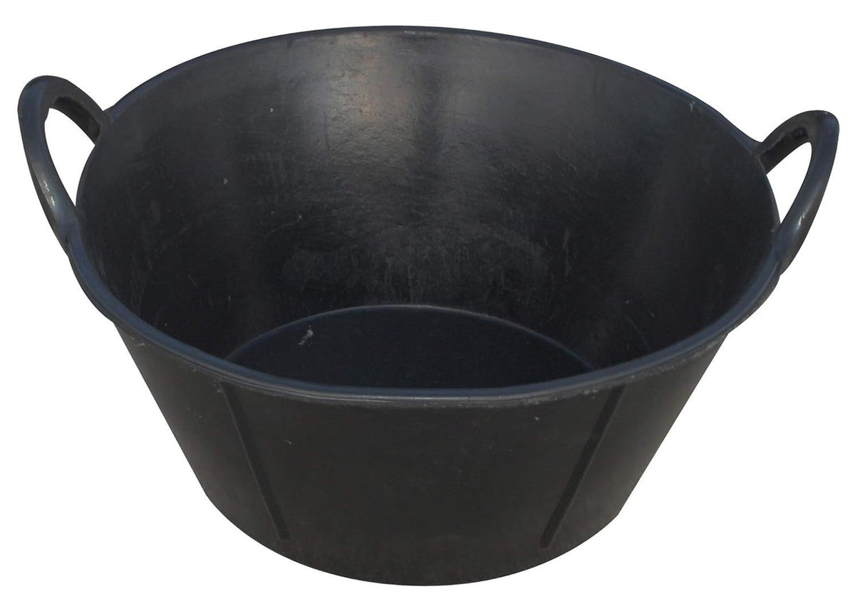 Little Giant Rubber Feeding and Watering Pan/Tub with Handles