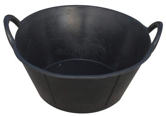 Little Giant Rubber Feeding and Watering Pan/Tub with Handles